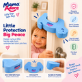 Mama Adore Child-Safe Foam Door Stopper & Finger Pinch Guard (Universal Fit)