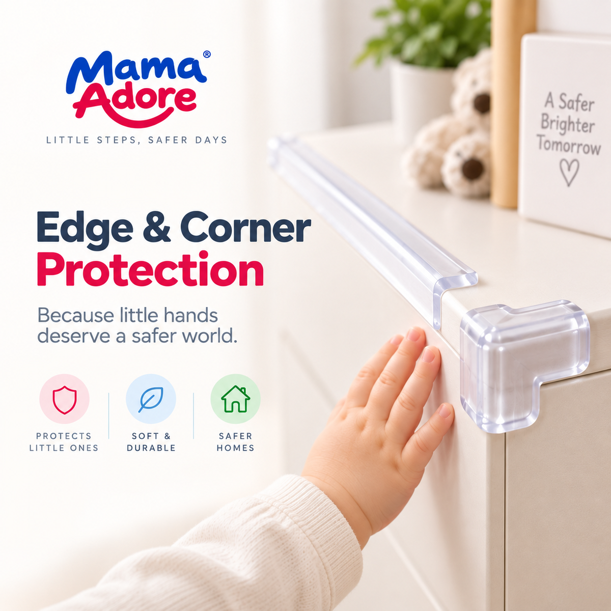 Mama Adore Invisible Clear Edge & Corner Protection Guards
