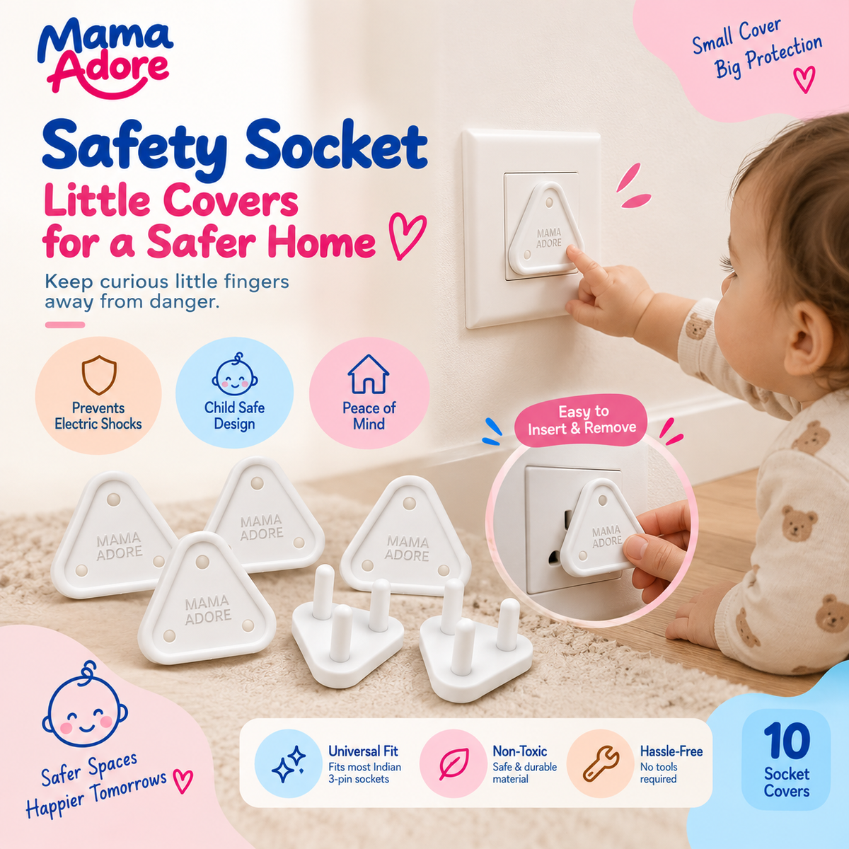 Mama Adore 32-Piece Complete Baby Home Safety & Proofing Combo