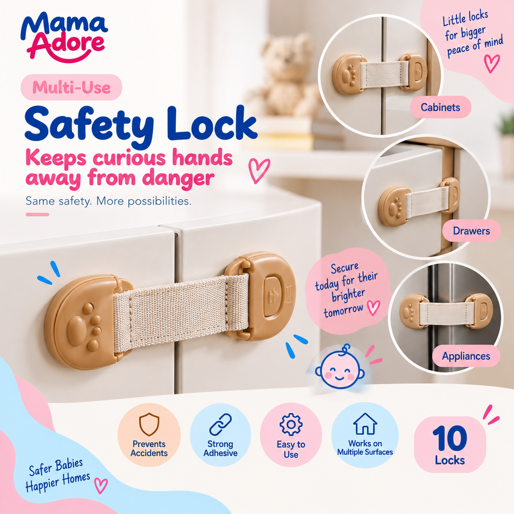 Mama Adore 32-Piece Complete Baby Home Safety & Proofing Combo