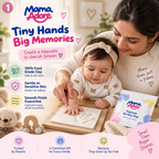 Kids Clap Charming Baby Clay Handprint & Footprint Keepsake Frame