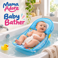 Mama Adore’s Deluxe Foldable Newborn Baby Bather with Soft Mesh Sling & Head Support