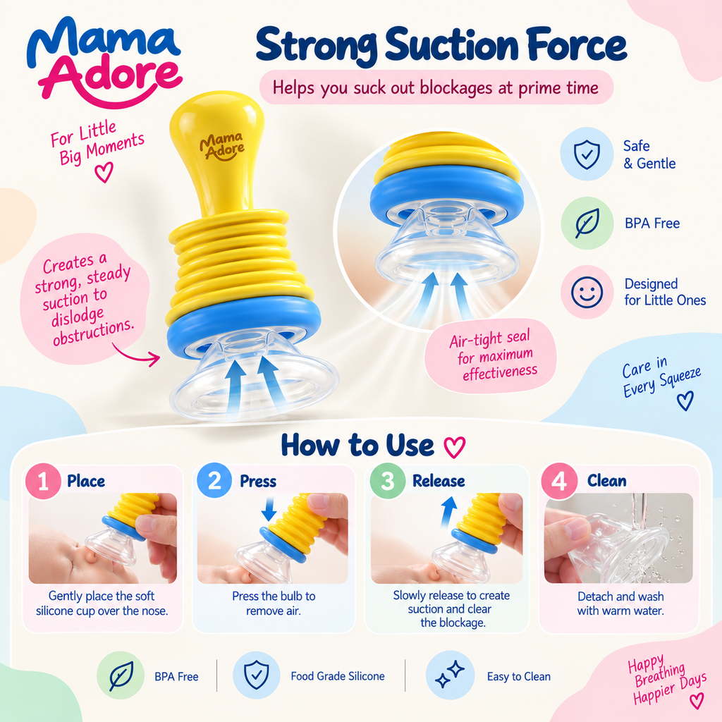 Mama Adore’s Emergency Anti-Choking Rescue Device & Airway Suction Kit