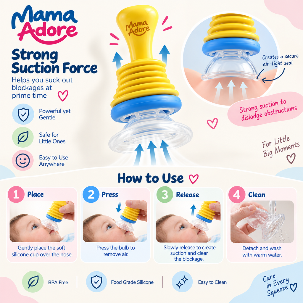 Mama Adore’s Emergency Anti-Choking Rescue Device & Airway Suction Kit