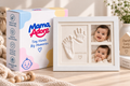 Kids Clap Charming Baby Clay Handprint & Footprint Keepsake Frame
