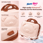 Mama Adore Cute Bear Mini Travel Vanity and Makeup Case