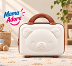 Mama Adore Cute Bear Mini Travel Vanity and Makeup Case