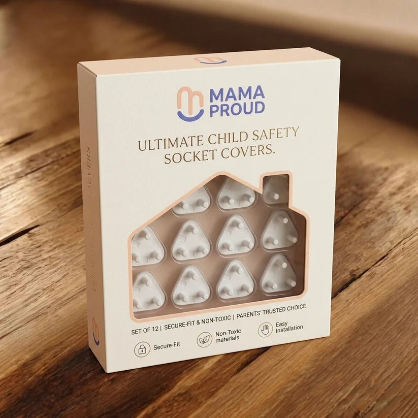 Baby Safety Electrical Outlet Plug Covers Set (15 Pcs)