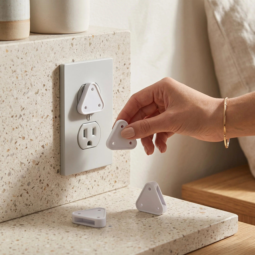 Baby Safety Electrical Outlet Plug Covers Set (15 Pcs)