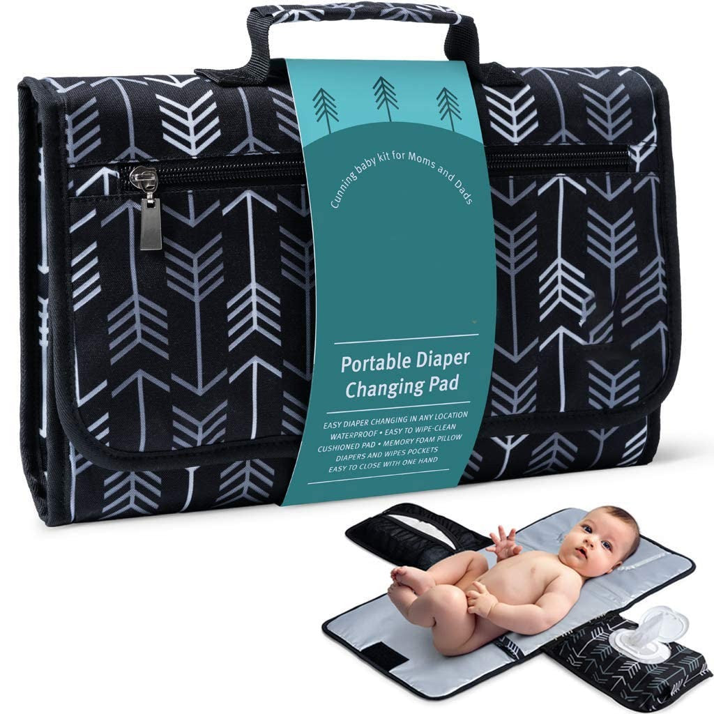 Portable Waterproof Diaper Changing Pad & Clutch